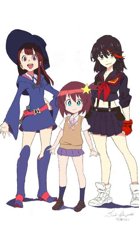 ArtStation - Studio Trigger - Akko, Luluco, and Ryuko