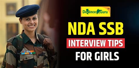 NDA SSB Interview Tips for Girls