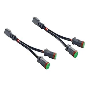 BNF® 2-Pin Socket Adapter Connector 2 Way Quick Connect for Fog Lights ...