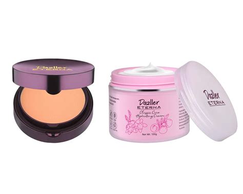 Buy Dazller Eterna Sheer Glow Compact Powder, Dusky SC1, Oil Control ...