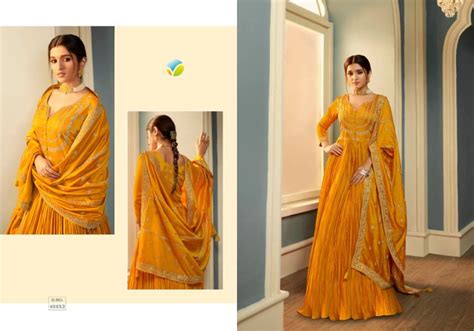 Vinay Tumbaa Tamanna Designer Gown With Dupatta Collection