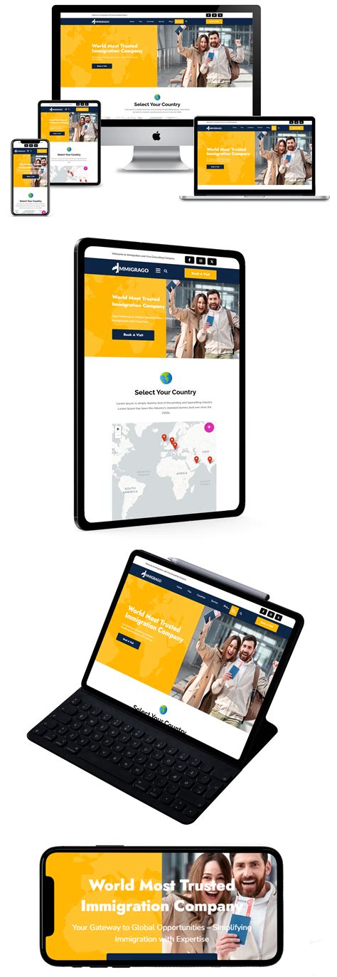 Immigration WordPress Theme For Expert Visa Consulting
