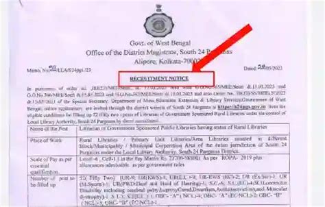 South 24 Parganas Rural Library Recruitment 2023 - Apply Group C Post ...