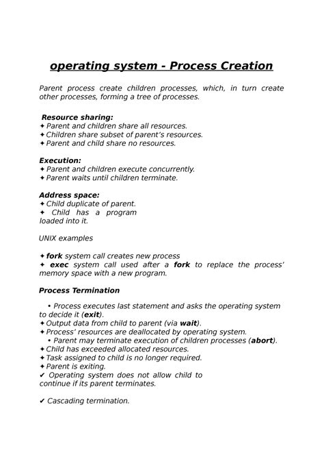 Process Creation 的图像结果