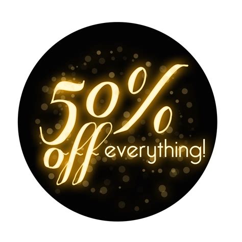 50% Off PNG Images - Perfect for Your Next Sale