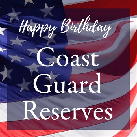Happy Birthday Coast Guard Reserves!