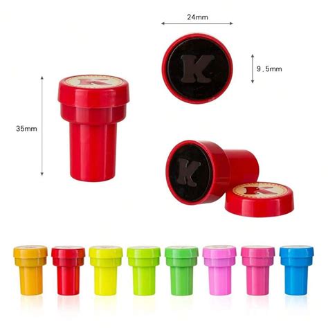 10/26 Stück Nummer/Buchstaben Stempel, Buchstabenstempel für ...