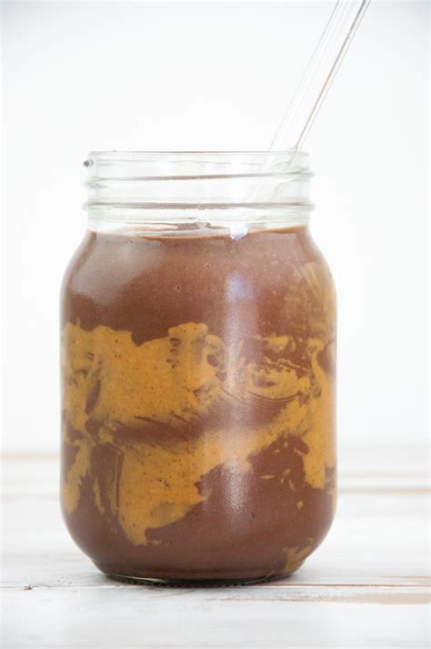 Salted Chocolate Peanut Butter Shake - Elephantastic Vegan