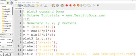 Octave Plot Examples 的图像结果