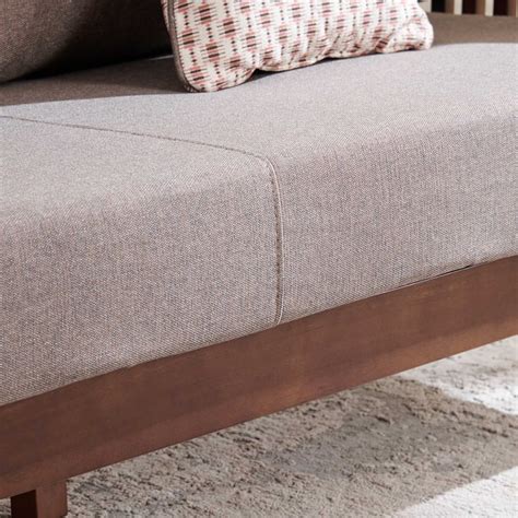 Buy Abby Fabric 3+1+1 Seater Sofa Set - Brown from Home Centre at just ...