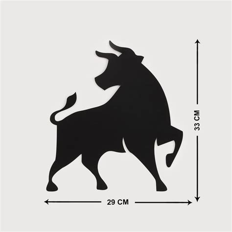 Buy Nimbus Bull Black Metal Wall Art from Home Centre at just INR 599.0