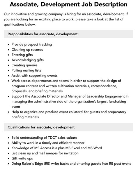 Associate Development Meaning 的图像结果