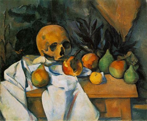 Still Life with Skull - Paul Cezanne - WikiArt.org - encyclopedia of ...