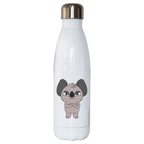 Angry koala water bottle stainless steel reusable– Graphic Gear
