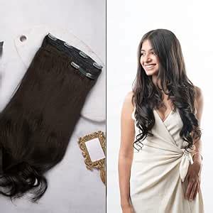 Hair Originals 100% Natural Human Hair Extensions- 3 Piece Clip Set ...