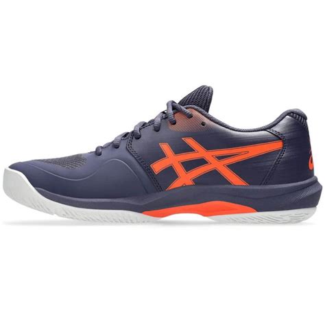 Asics Game FF Tennis Shoes (Indigo Fog/Nova Orange) – Sportswing.in