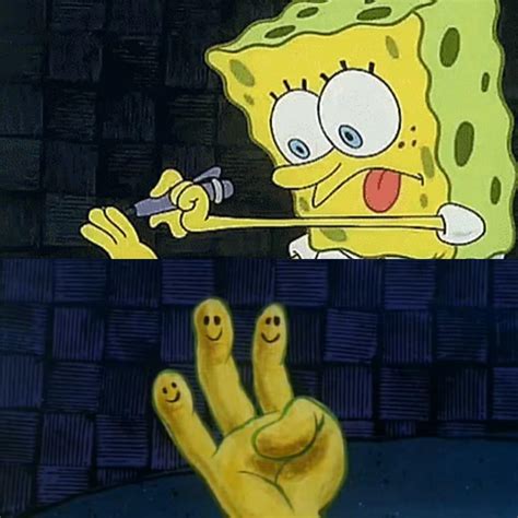 Spongebob Middle Finger