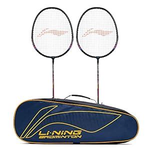 Li-Ning XP 777 Pro Strung Badminton Racket (2xrackets + 1 Kit Bag ...