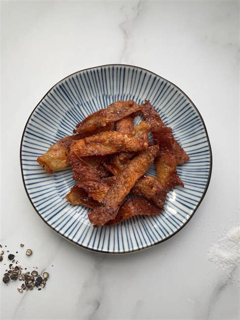 The Easiest Crispy Chicken Skin Chips | Jenn's Kitchen Diary