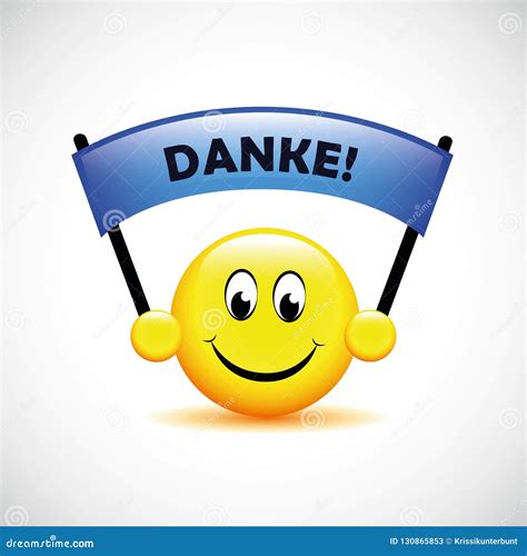 German Thank You Banner With Clapping Hands - Colorful Vector Il ...