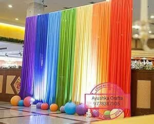 Ayushka Crafts Stage Decorative Sidewall Cloth for Indoor and Outdoor ...