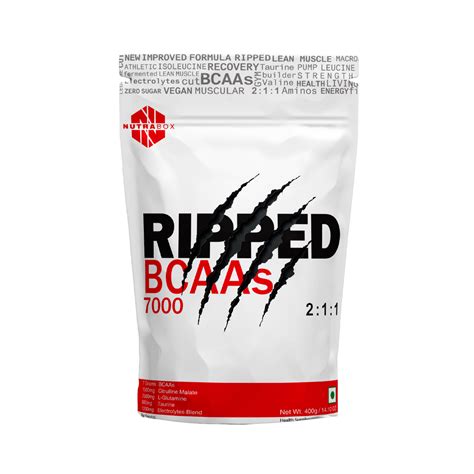 Nutrabox Ripped BCAA with 9 Flavors | For Intra-workouts – Nutrabox India