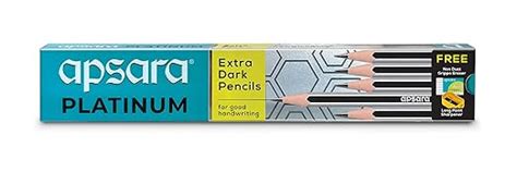 Apsara Platinum Extra Dark Pencils - Pack of 10 : Amazon.in: Office ...