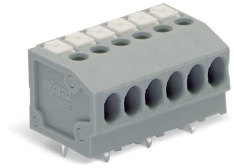 805-109 WAGO | WAGO 805 Series PCB Terminal Block, 9-Contact, 3.5mm ...