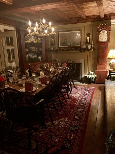 Colonial Dining Room with Cottage Charm