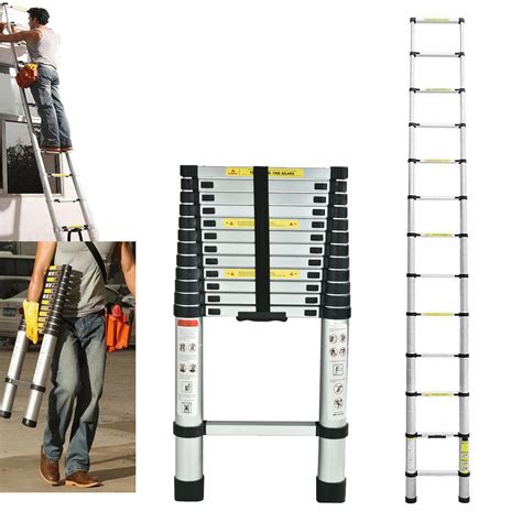 Buy Telescoping Ladder 16FT Extension Ladders for Home, Aluminum ...