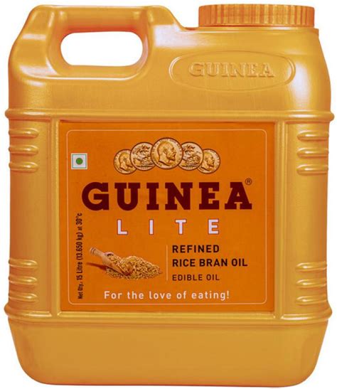 Guinea lite Refined Pure Rice Bran I Edible I Cooking I Eating I Cold ...
