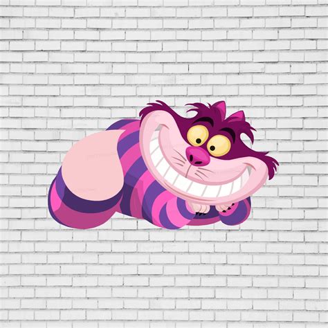 Alice in Wonderland The Cheshire Cat Smiling Cutout | Party Supplies ...