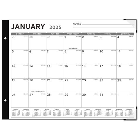 Large Desk Calendar 2025 22x17, Run from Now - March 2026, Desk top Calendar with Notes for Home ...