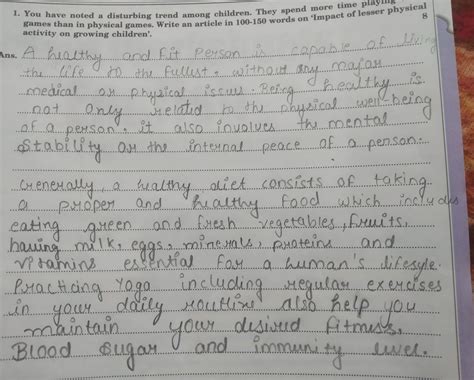 1. You have noted a disturbing trend among children. They spend more ...