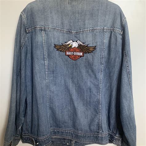 Genuine Harley-Davidson denim jacket Excellent... - Depop