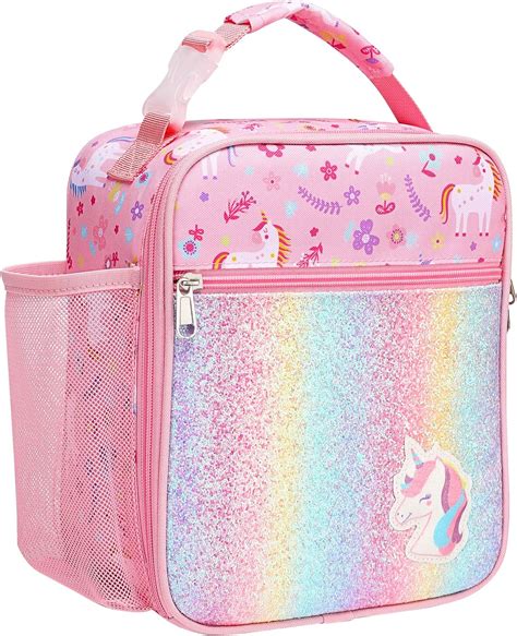 Bagseri Kids Lunch Box Girls - Insulated Kids Lunch Bag for Girls ...