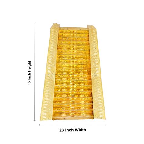 Ayyappan Padi - 15 x 23 x 14 Inches | Brass 18 Padi Ayyappan/ Ayyappan ...