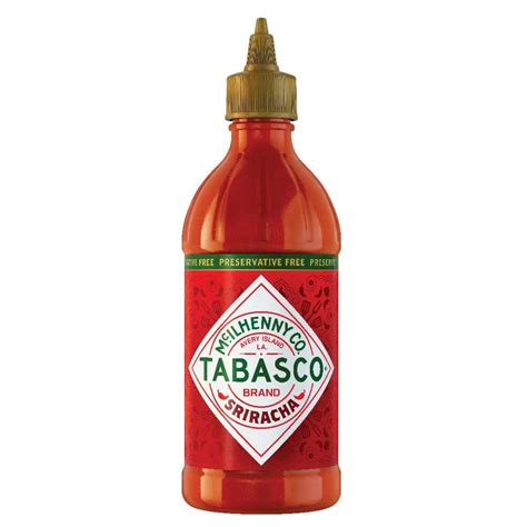 Tabasco Sriracha Sauce 300g, Non-GMO Project Verified, Vegan, Gluten ...
