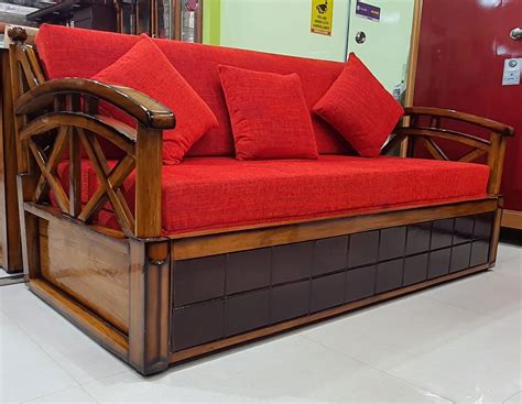 Wooden Sofa Cum Bed – Susanta Furniture