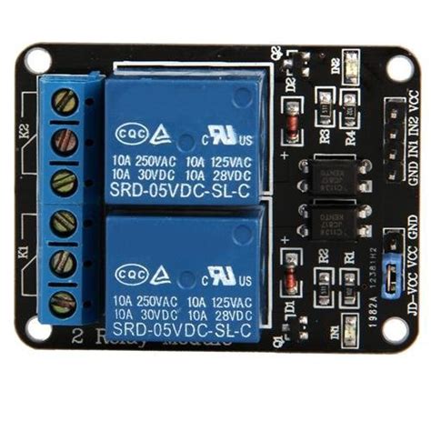 Image result for 2 Channel Relay Module Schematic