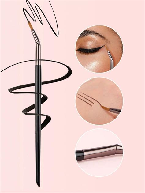 1 pincel delineador de ojos en ángulo, preciso para aplicar delineador ...