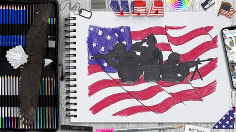 Veterans Day Drawing Ideas