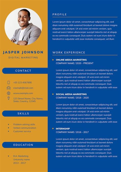 Page 17 | Cv digital marketing 2 pages Images - Free Download on Freepik