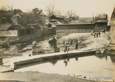 1931年 山东济南风景及人物老照片-天下老照片网