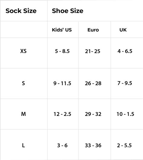 Sock Sizing Guide – Fox River