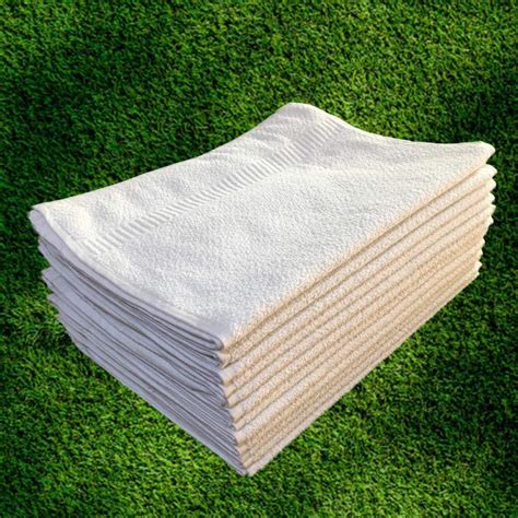 Blenzza Deco Pure Cotton Hand Towel (White) Set of 12 Pieces : Amazon ...