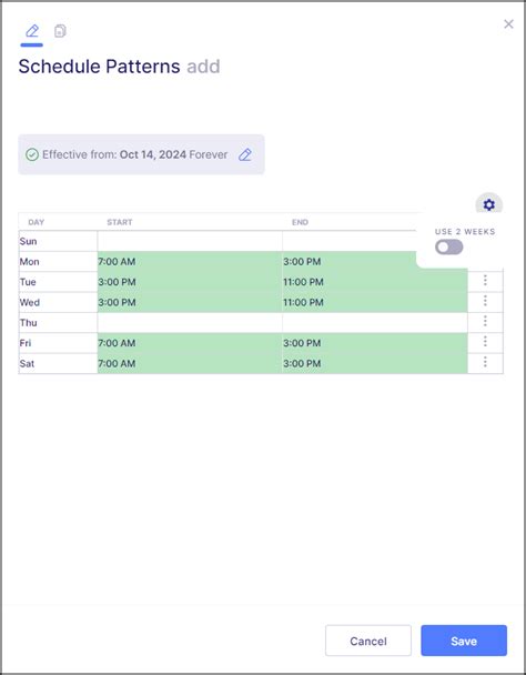 Image result for Pattern Schedule