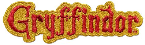 Buy Ata-Boy Harry Potter Patch, Gryffindor Script Iron On Patches ...
