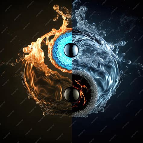 Yin Yang Art Background