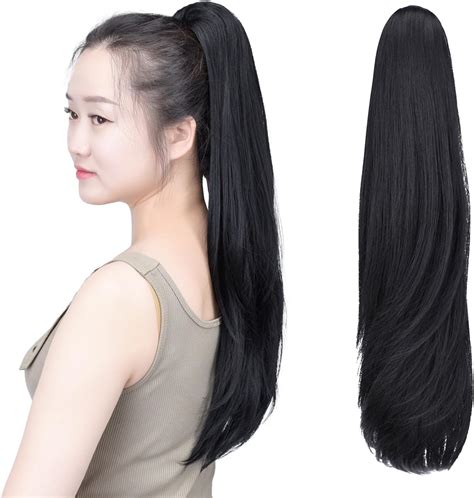 Amazon.com : SHMYAB Claw Clip Ponytail Extension, Bendable Metals Messy ...